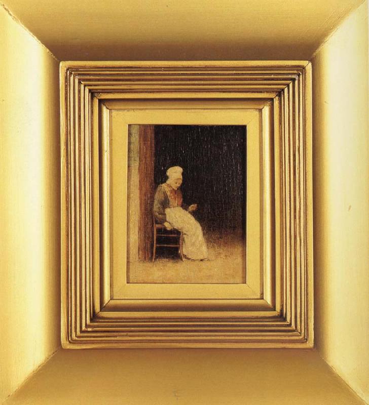 Mortimer Menpes Peasant woman France oil painting art